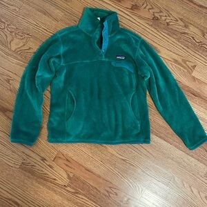Patagonia Green Fleece Pullover Small